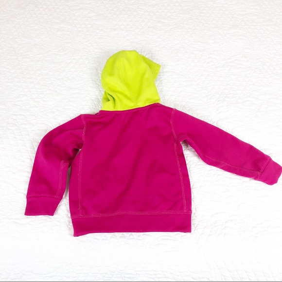 NIKE girls 2T hoodie jacket, full zip fleece lined - Picture 4 of 7